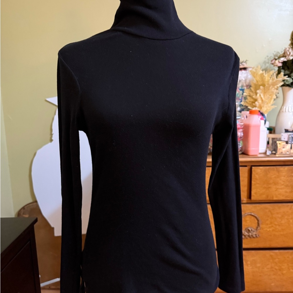 Black Turtleneck Sweater